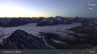 Archived image Webcam Valluga mountain in St. Anton 06:00