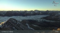 Archived image Webcam Valluga mountain in St. Anton 07:00