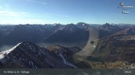 Archived image Webcam Valluga mountain in St. Anton 08:00
