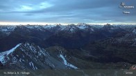 Archived image Webcam Valluga mountain in St. Anton 07:00
