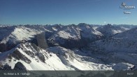 Archiv Foto Webcam St. Anton: Ausblick Valluga 14:00
