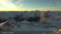 Archiv Foto Webcam St. Anton: Ausblick Valluga 06:00