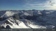 Archiv Foto Webcam St. Anton: Ausblick Valluga 14:00