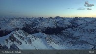 Archiv Foto Webcam St. Anton: Ausblick Valluga 21:00