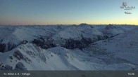 Archived image Webcam Valluga mountain in St. Anton 02:00
