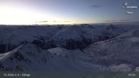 Archived image Webcam Valluga mountain in St. Anton 06:00