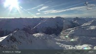 Archived image Webcam Valluga mountain in St. Anton 08:00