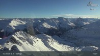 Archived image Webcam Valluga mountain in St. Anton 14:00