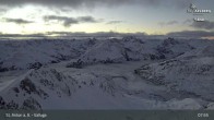 Archiv Foto Webcam St. Anton: Ausblick Valluga 07:00