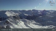 Archiv Foto Webcam St. Anton: Ausblick Valluga 12:00