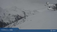 Archived image Webcam Galzig Mountain (St. Anton) 08:00