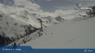 Archived image Webcam Galzig Mountain (St. Anton) 12:00