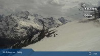 Archived image Webcam Galzig Mountain (St. Anton) 14:00