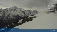 Archived image Webcam Galzig Mountain (St. Anton) 07:00