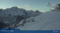 Archiv Foto Webcam St. Anton am Arlberg - Galzig Bergstation 07:00