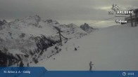 Archived image Webcam Galzig Mountain (St. Anton) 14:00