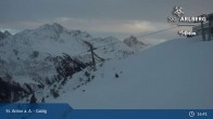 Archived image Webcam Galzig Mountain (St. Anton) 16:00