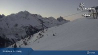 Archiv Foto Webcam St. Anton am Arlberg - Galzig Bergstation 07:00