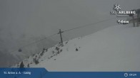 Archived image Webcam Galzig Mountain (St. Anton) 08:00