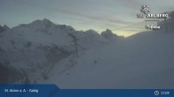 Archived image Webcam Galzig Mountain (St. Anton) 16:00