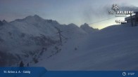 Archiv Foto Webcam St. Anton am Arlberg - Galzig Bergstation 02:00