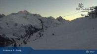 Archived image Webcam Galzig Mountain (St. Anton) 00:00