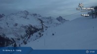 Archiv Foto Webcam St. Anton am Arlberg - Galzig Bergstation 18:00