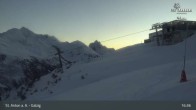 Archived image Webcam Galzig Mountain (St. Anton) 04:00