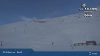 Archiv Foto Webcam Bergrestaurant Rendl (Arlberg) 08:00