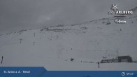 Archiv Foto Webcam Bergrestaurant Rendl (Arlberg) 08:00