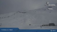 Archived image Webcam Mountain Restaurant Rendl - St. Anton 08:00