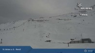 Archived image Webcam Mountain Restaurant Rendl - St. Anton 10:00