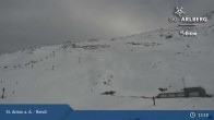 Archived image Webcam Mountain Restaurant Rendl - St. Anton 12:00