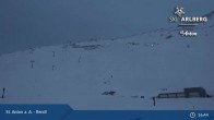 Archived image Webcam Mountain Restaurant Rendl - St. Anton 16:00