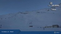 Archiv Foto Webcam Bergrestaurant Rendl (Arlberg) 08:00