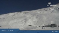 Archiv Foto Webcam Bergrestaurant Rendl (Arlberg) 12:00