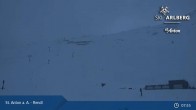 Archiv Foto Webcam Bergrestaurant Rendl (Arlberg) 07:00