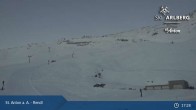 Archived image Webcam Mountain Restaurant Rendl - St. Anton 02:00