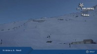 Archived image Webcam Mountain Restaurant Rendl - St. Anton 08:00