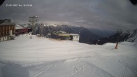 Archived image Webcam Upper Station of the Venetbahn in Landeck 09:00