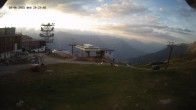 Archiv Foto Webcam Bergstation Venetbahn in Landeck 19:00