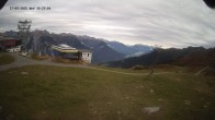 Archived image Webcam Upper Station of the Venetbahn in Landeck 09:00
