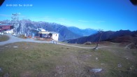 Archived image Webcam Upper Station of the Venetbahn in Landeck 09:00