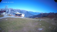 Archived image Webcam Upper Station of the Venetbahn in Landeck 11:00