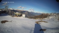 Archived image Webcam Upper Station of the Venetbahn in Landeck 13:00