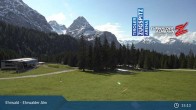 Archived image Webcam View of Ehrwalder Alm 14:00