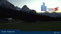 Archived image Webcam View of Ehrwalder Alm 20:00