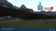 Archiv Foto Webcam Sicht auf das Kinderland an der Ehrwalder Alm 07:00