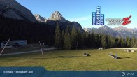 Archiv Foto Webcam Sicht auf das Kinderland an der Ehrwalder Alm 09:00