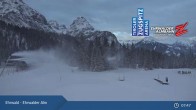 Archiv Foto Webcam Sicht auf das Kinderland an der Ehrwalder Alm 07:00